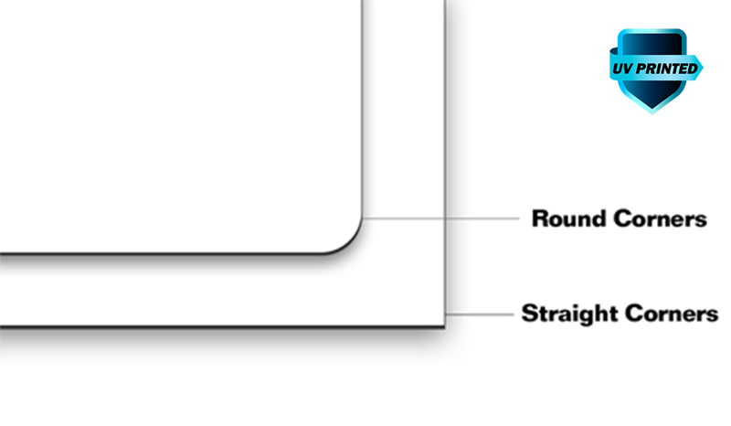 Magnetic Sign with either Straight or Rounded Corners